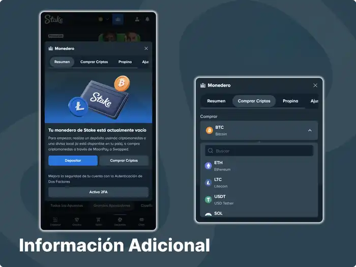 Obtén toda la información adicional que necesitas sobre el staking en la aplicación Stake