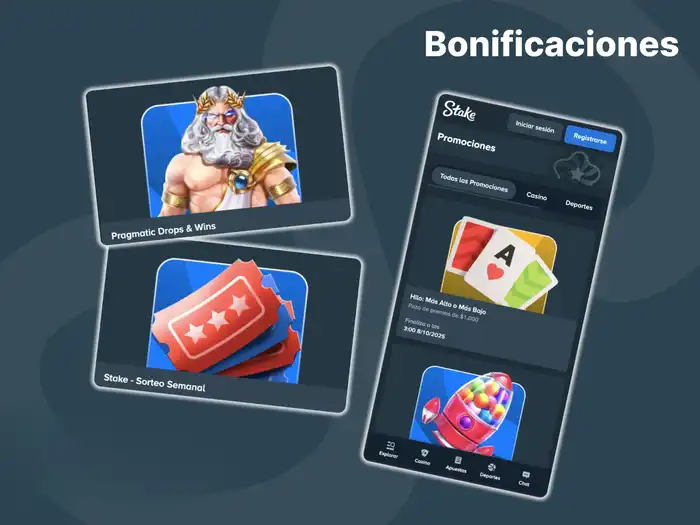 Descubra los mejores bonos y promociones disponibles en el sitio y en la aplicación Stake