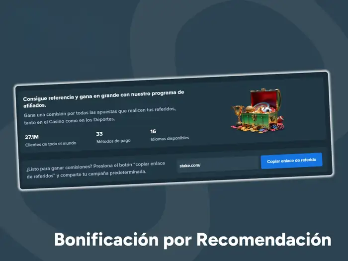 Hágase socio de Stake, recomiende a un amigo y reciba una bonificación por recomendación