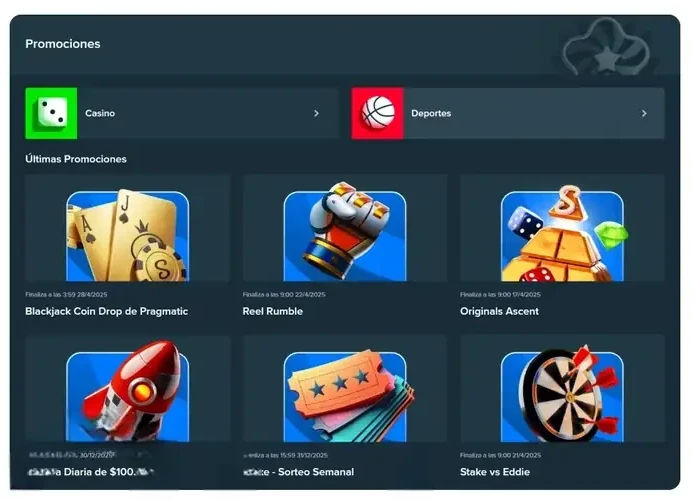 Regístrese en Stake para obtener una amplia gama de bonificaciones