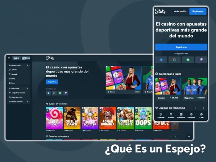 Más información sobre los sitios web espejo de Stake