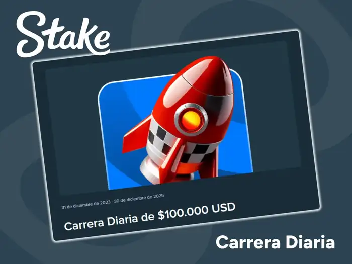 Hay un bono diario de 100 000$ disponible en Stake