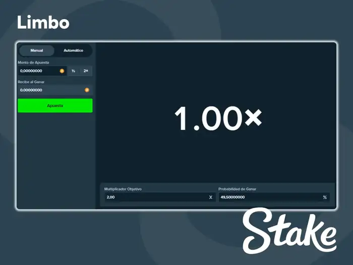 Consigue grandes recompensas en el juego Limbo de Stake