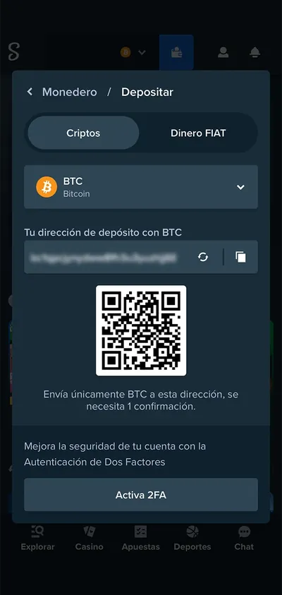 Explora la lista de criptomonedas disponibles para depositar en Stake casino