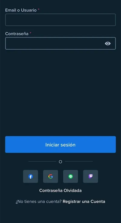 Compruebe que la información introducida es correcta y complete el inicio de sesión de su cuenta en el sitio web de Stake
