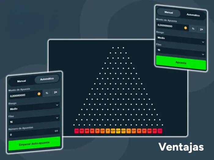 Ventajas de jugar Plinko en Stake