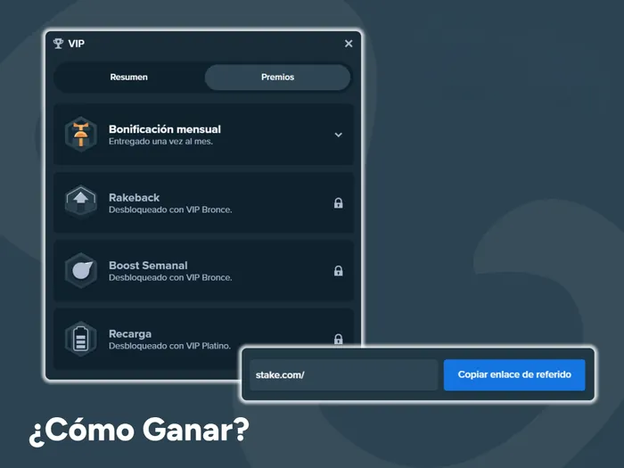 Únete a Stake casino, participa en el programa VIP y consigue rakeback