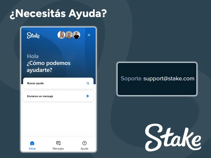 Si tienes problemas con el Rakeback, ponte en contacto con el servicio de asistencia de Stake